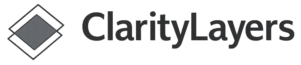 ClarityLayers wordmark and symbol